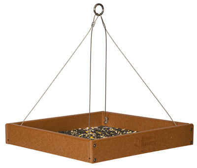 Bird Feeder1 SQUARE FOOT FLYBY BIRD FEEDER - Large Open Platform Seed Fruit Nut Traybirdbird feederSaving Shepherd