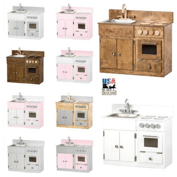 Handmade Children's FurnitureKITCHEN SINK STOVE & OVEN - Handmade Solid Wood Play FurnitureAmishchildrenSaving Shepherd