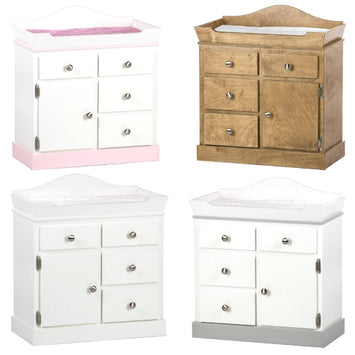 Doll FurnitureDELUXE DOLL CHANGING TABLE - Amish Handmade Furniture in 4 FinishesAmishDollSaving Shepherd