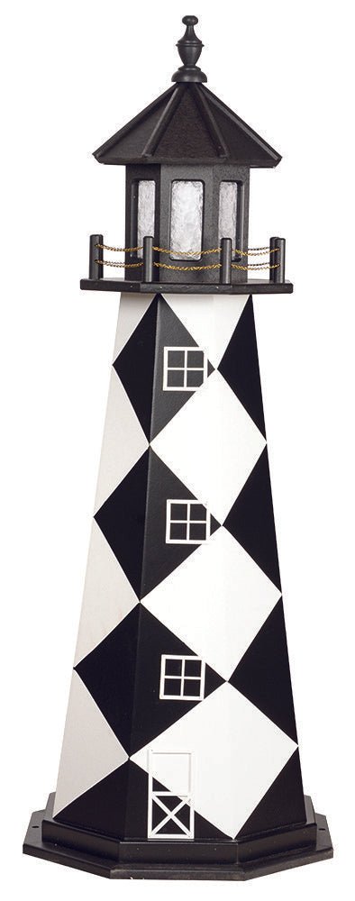 LighthouseCAPE LOOKOUT LIGHTHOUSE - North Carolina Outer Banks Working ReplicaCape LookoutlighthouseNorth Carolina5 FeetNo (Lighthouse with 25w gallery bulb)WoodSaving Shepherd