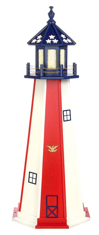 LighthouseOLD GLORY FLAG LIGHTHOUSE - Red White & Blue Stars & Stripes Working LightAmericalighthouseSaving Shepherd