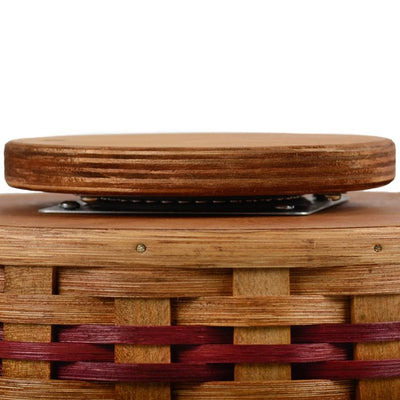Lazy SusanLAZY SUSAN - Amish Hand Woven Spinning Basket Spice Rack - 2 Sizes & 13 FinishesAmishbasketbasketsRegular (10½" diameter)Light OakSaving Shepherd