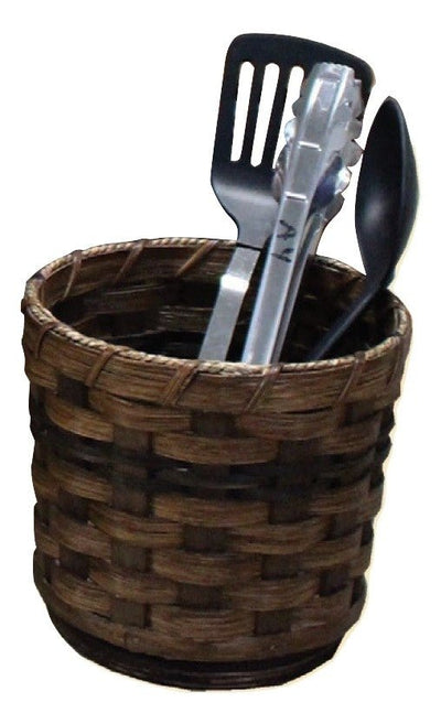 Desk OrganizerREVOLVING BASKET CADDY - Hand Woven Kitchen Desk Organizer in 2 Sizes & 13 Finishes USAAmishbasketSaving Shepherd
