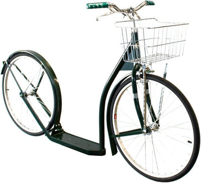 Kick Scooters24/24 DOUBLE "BIG WHEEL" AMISH SCOOTER - Adult Kick Bike in 4 Colors USAadultadult scooterAmishHunter GreenSaving Shepherd