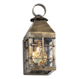Outdoor LightBARN OUTDOOR SMALL WALL LIGHT - Solid Weathered Brass Entry Lampoutdooroutdoor lampSaving Shepherd