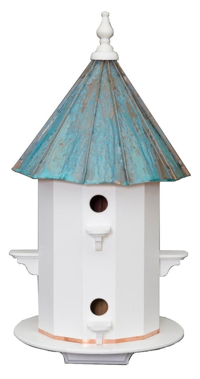 Birdhouse6 ROOM PATINA COPPER & VINYL BIRDHOUSE - Large 30" Bird Condobirdbird houseSaving Shepherd