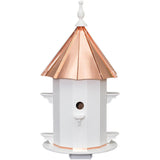 6 ROOM COPPER & VINYL BIRDHOUSE - Large 30" Bird Condo