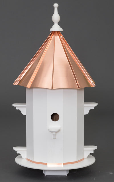 Birdhouse6 ROOM COPPER & VINYL BIRDHOUSE - Large 30" Bird Condobirdbird houseSaving Shepherd