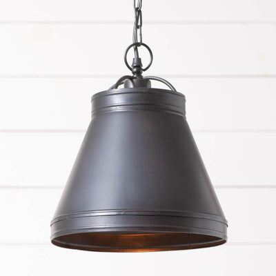 Irvin's CountryTinwareBLACK RUSTIC PENDANT | Industrial Metal Fixturependantpendant lightSaving Shepherd
