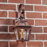 JR TOWN CRIER OUTDOOR WALL LIGHT - Solid Antique Copper Lantern