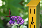 BUTTERFLY HOUSE - Amish Handmade Custom Recycled Poly Garden Post Mount