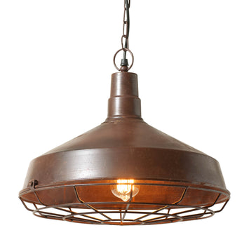 Irvin's CountryTinwareBarn Pendant | Industrial Farmhouse Fixturependantpendant lightSaving Shepherd