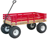 Wagon58" HEAVY DUTY WAGON - 13 x 6½ Wide Off Road Tires 1200 LB CapacityAmishWheelsfun & gamesoutdoorRedSaving Shepherd