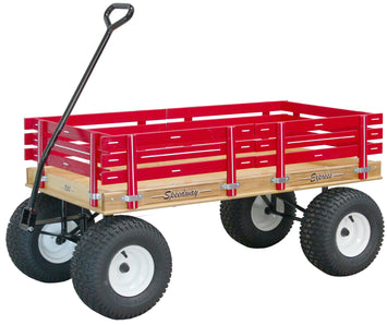 Wheelbarrows, Carts & WagonsLARGE AMISH BEACH & GARDEN WAGON with 6½ Wide Off Road Tires * 4 Color Choices * USA MadeAmishWheelsfun & gamesSaving Shepherd