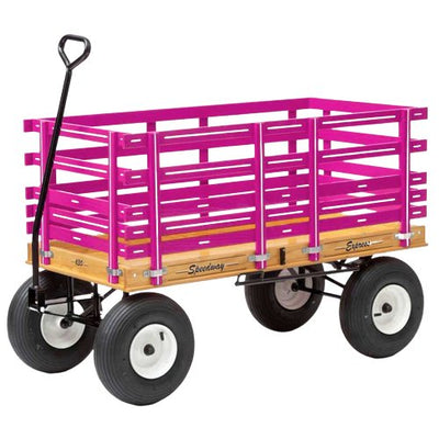 Wheelbarrows, Carts & WagonsEXTRA HIGH SIDE RAIL WAGON - 24" x 48" Garden Play CartAmishWheelsfun & gamesSaving Shepherd