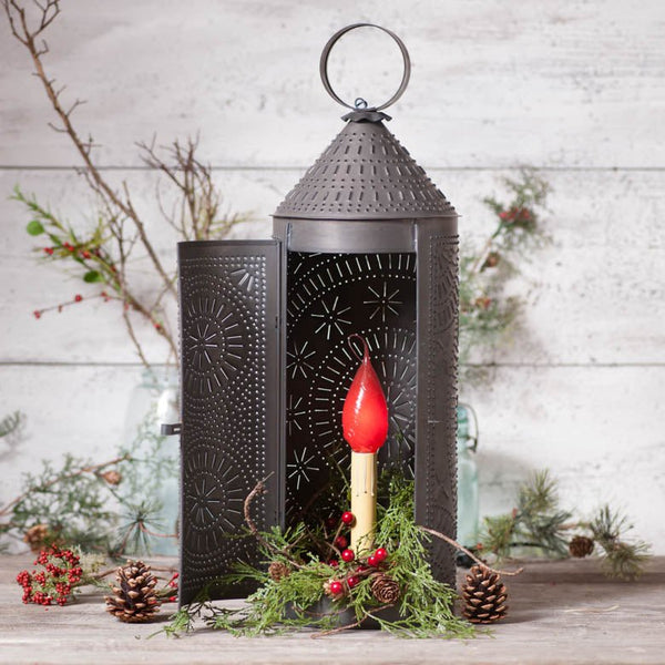 Country LightingPrimitive Colonial Chimney 22