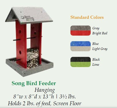 Bird FeederSONGBIRD FEEDER - All Weather Hanging Song Bird Feederbirdbird feederSaving Shepherd
