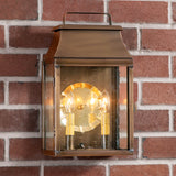 Outdoor LightVALLEY FORGE OUTDOOR WALL LANTERN - 2 Light Solid Weathered Brassoutdooroutdoor lampSaving Shepherd