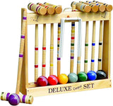 CroquetCROQUET SET & CADDY 8 Player 24" Maple & Brass Amish Handmade USAcroquetfun & gamesSaving Shepherd