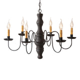 Chandeliers & Ceiling FixturesLARGE "GETTYSBURG" COLONIAL CHANDELIER - 6 Heavily Distressed Farmhouse Finishesceiling lightceiling light fixtureSaving Shepherd