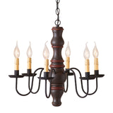 Chandeliers & Ceiling FixturesLARGE "GETTYSBURG" COLONIAL CHANDELIER - 6 Arm Light in 5 Textured Finishesceiling lightceiling light fixtureSaving Shepherd