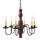 Chandeliers & Ceiling FixturesLARGE "GETTYSBURG" COLONIAL CHANDELIER - 6 Arm Light in 5 Textured Finishesceiling lightceiling light fixtureSaving Shepherd