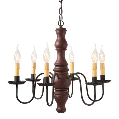 Chandeliers & Ceiling FixturesLARGE "GETTYSBURG" COLONIAL CHANDELIER - 6 Arm Light in 5 Textured Finishesceiling lightceiling light fixtureSaving Shepherd