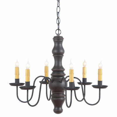 Country LightingWOOD & WROUGHT IRON CHANDELIER Handcrafted 6 Arm Candelabra Ceiling Light in 4 Finishesblackened tincandelabraSaving Shepherd