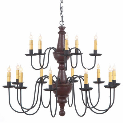 Country LightingLARGE HARRISON CHANDELIER Primitive Wood & Metal 15 Candle Rustic Ceiling Lightceiling lightchandelierSaving Shepherd