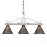 Country LightingWELLINGTON BAR ISLAND LIGHT Large Wood & Wrought Iron Fixturebarbar lightSaving Shepherd