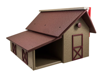 MailboxCLASSIC MAILBOX with PAPER BOX - All Weather Poly Post Mount USAGreen MeadowmailboxSaving Shepherd