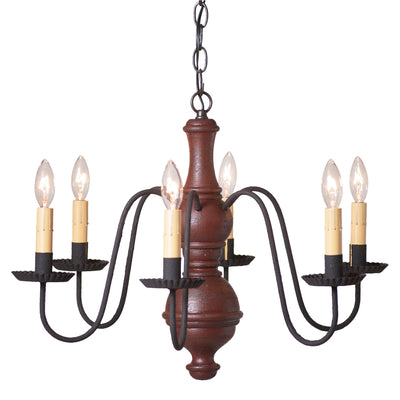 Chandeliers & Ceiling Fixtures"CHESTERFIELD" CHANDELIER - 6 Arm Woodspun Fixture in 5 Textured Finishesceiling lightChandelierSaving Shepherd