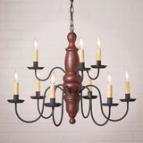 Chandeliers & Ceiling Fixtures2 Tier "FAIRFIELD" CHANDELIER - 9 Arm Fixture in 5 Textured Finishesceiling lightChandelierSaving Shepherd