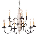 Chandeliers & Ceiling Fixtures2 Tier "FAIRFIELD" CHANDELIER - 9 Arm Fixture in 5 Textured Finishesceiling lightChandelierSaving Shepherd
