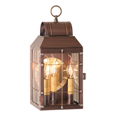 Country LightingCOLONIAL LANTERN ENTRY LIGHT Antique Copper Handcrafted in USAbarbarsSaving Shepherd