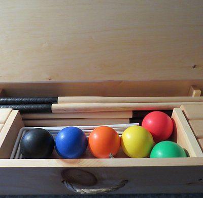 CroquetCROQUET SET - Official 6 Player 36" Maple with Hardwood Travel Case USAcroquetfun & gamesgameSaving Shepherd