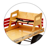 Lapp WagonsWagon Seat - Wood Bench with Seatbelt for All Speedway Express WagonsSaving Shepherd
