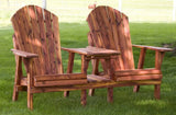 Table & ChairsADIRONDACK CHAIRS & TABLE COMBO - Amish Red Cedar Outdoor FurnitureAdirondackbenchSaving Shepherd