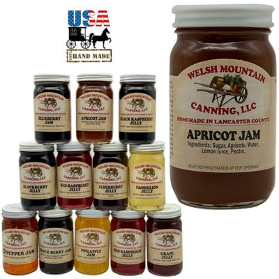 JamAPRICOT JAM - 100% All Natural Amish Homemade SpreadapricotdipSaving Shepherd