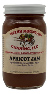APRICOT JAM - 100% All Natural Amish Homemade Spread