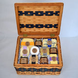 Food Gift BasketsARTISANAL GOURMET SELECTION - 7 Cheeses 4 Condiments & Hand Woven BasketbundledelicacySaving Shepherd