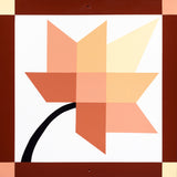 AUTUMN SPLENDOR BARN QUILT - Hand Painted "Pumpkin Latte" Leaf