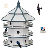 Birdhouse3-Story PURPLE MARTIN BIRDHOUSE - Large 12 Room Bird House Condobirdbird houseSaving Shepherd