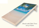 Cornhole Bag TossTROPICAL BEACH CORN HOLE - Deluxe Poly Lumber Game Setcornholefun & gamesSaving Shepherd