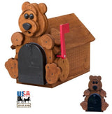 MailboxCOUNTRY BEAR MAILBOX - Amish Handmade Cub BoxbearbearsSaving Shepherd
