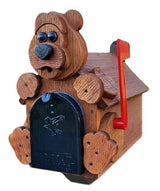 MailboxCOUNTRY BEAR MAILBOX - Amish Handmade Cub BoxbearbearsSaving Shepherd