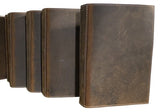 BIBLE COVER - Stitched Full Grain Leather Breviary or Novel Case