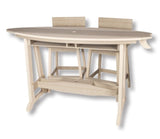 Table & Chairs6' SURFBOARD TABLE & 4 CHAIRS - 4 Season Poly Furniture SetbarbistroSaving Shepherd