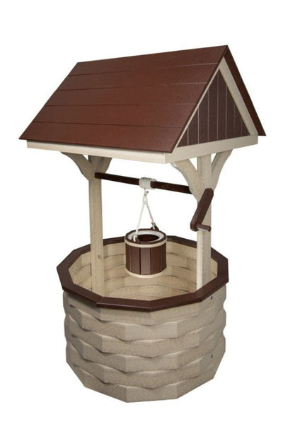 Wishing WellWISHING WELL - 39" Amish Handcrafted 4 Season Poly in 13 Colorslawn decoroutdoor furnitureSaving Shepherd