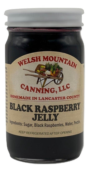 JellyBLACK RASPBERRY JELLY - Amish Homemade Fruit Spread USAblack raspberrydipSaving Shepherd